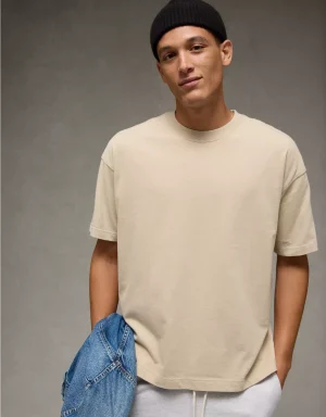 AE Boxy Sueded Jersey T-Shirt