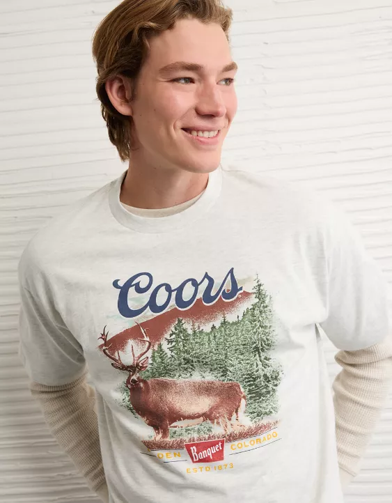 AE Boxy Coors Banquet Graphic T-Shirt - Image 2