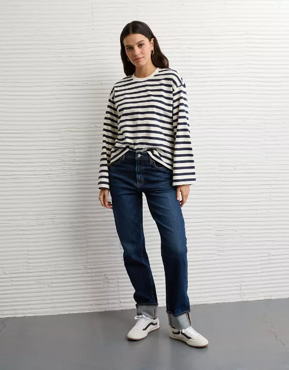 AE Striped Long Sleeve T-Shirt - Image 6