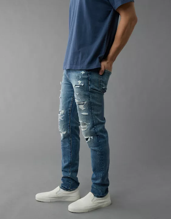 AE AirFlex+ Patched Skinny Jean - Image 5