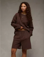 AE Everyday Luxe High-Waisted Sweat Short