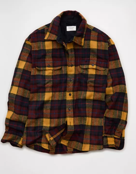 AE Relaxed Heavyweight Flannel - Image 3