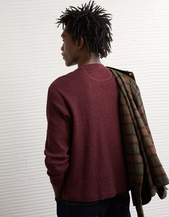 AE Cozy Waffle Thermal T-Shirt - Image 2