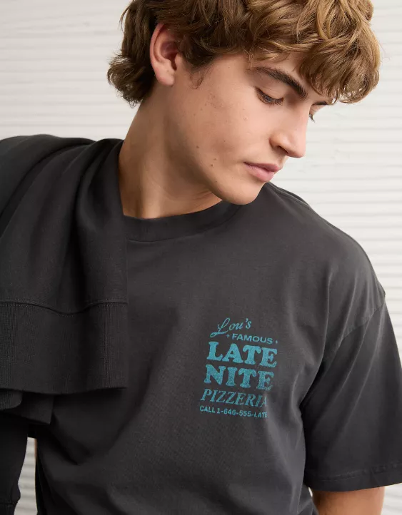 AE Boxy Food Graphic T-Shirt - Image 2