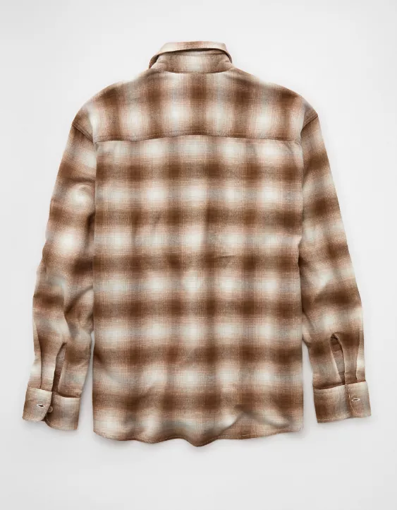 AE Relaxed Fit Everyday Flannel Shirt - Image 4