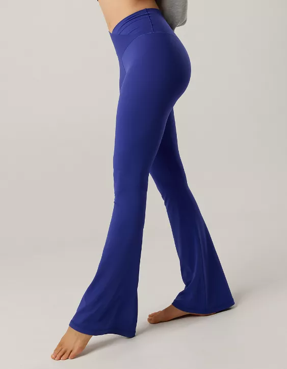 OFFLINE By Aerie Real Me High Waisted Crossover Flare Legging - Image 5