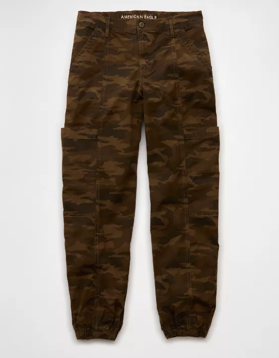 AE Stretch High-Waisted Baggy Cargo Jogger - Image 3