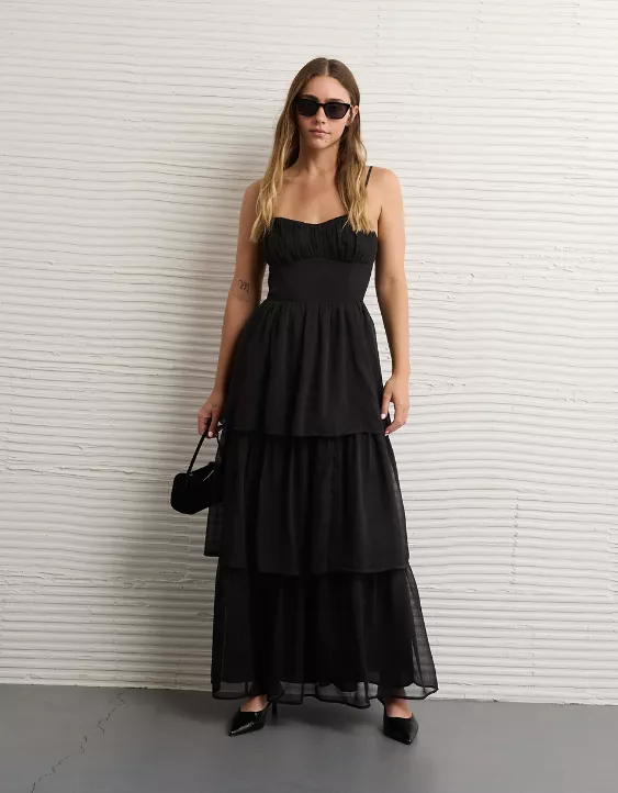 AE Sweetheart Tiered Maxi Dress - Image 5