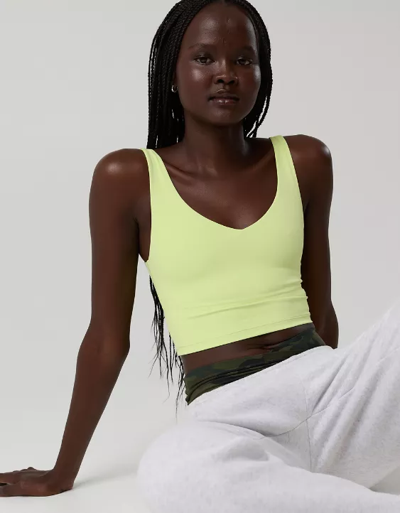 OFFLINE By Aerie Real Me Low Key Longline Sports Bra - Image 2