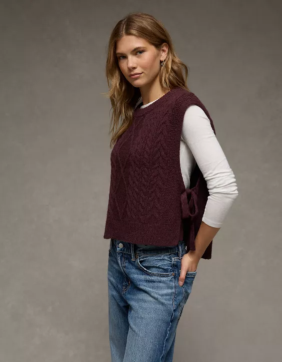 AE Whoa So Soft Side-Tie Vest - Image 5