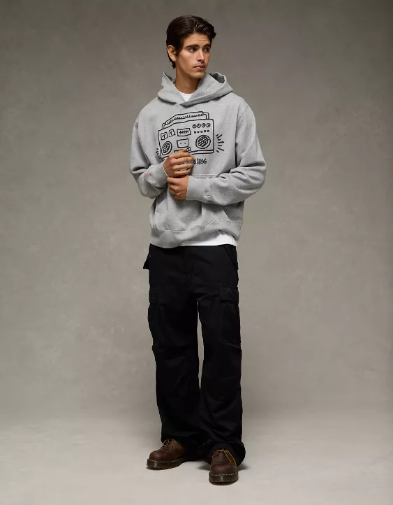 AE Keith Haring Graphic Hoodie - Image 5