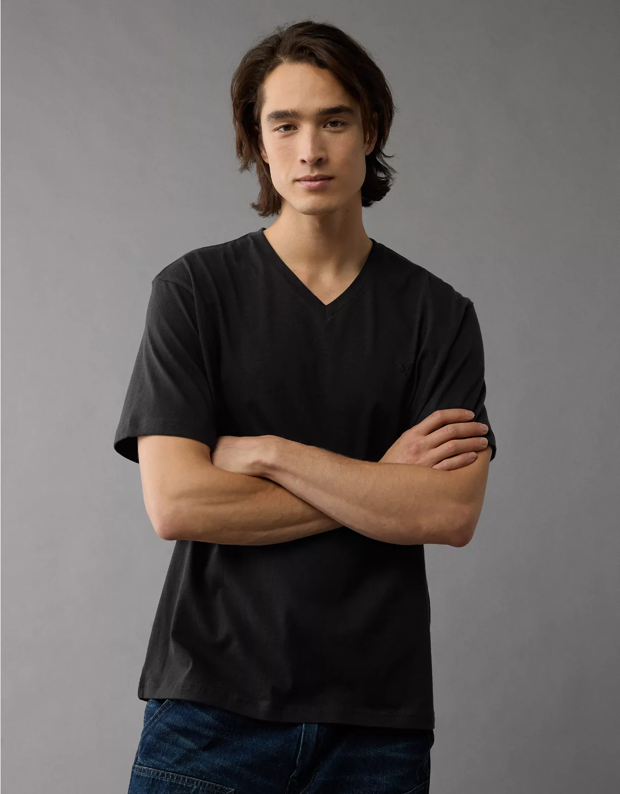 AE Lived-In V-Neck T-Shirt