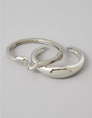 AEO Wave Hinge Bracelet 2-Pack