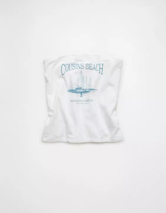 AE x The Summer I Turned Pretty Graphic Tube Top - Image 3