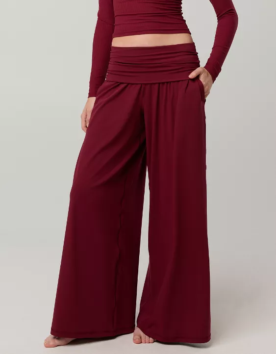 OFFLINE By Aerie Real Me Foldover Super Wide Leg Pant - Image 6