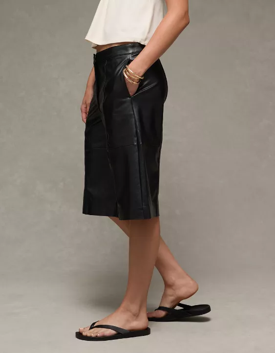 AE 15" Vegan Leather Short - Image 5