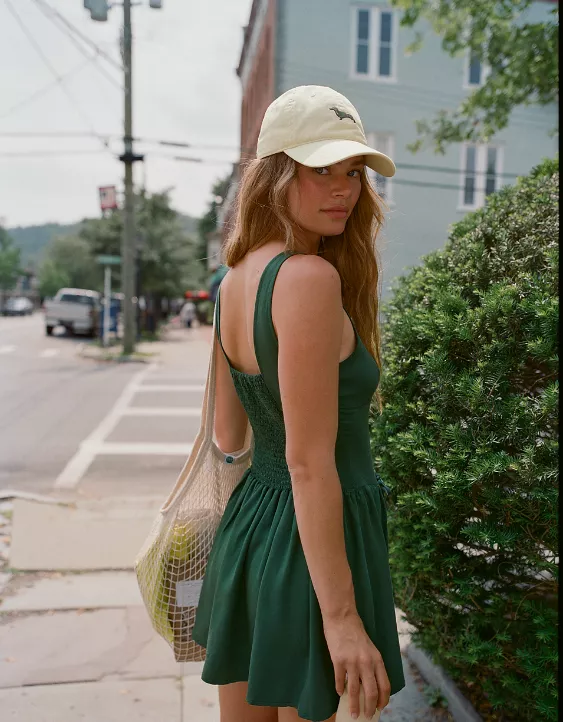 Aerie Drop Waist Bow Dress - Image 8