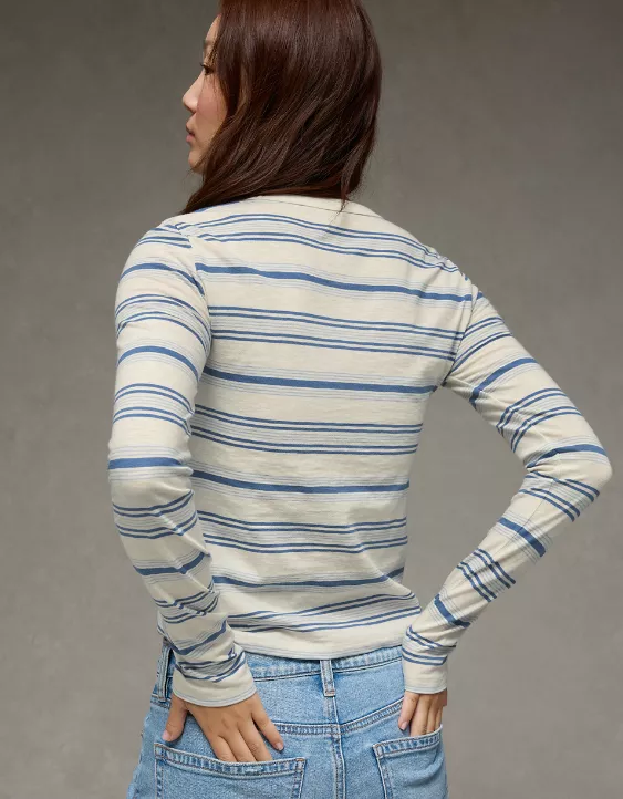 AE Long Sleeve Hey Baby Tee - Image 2