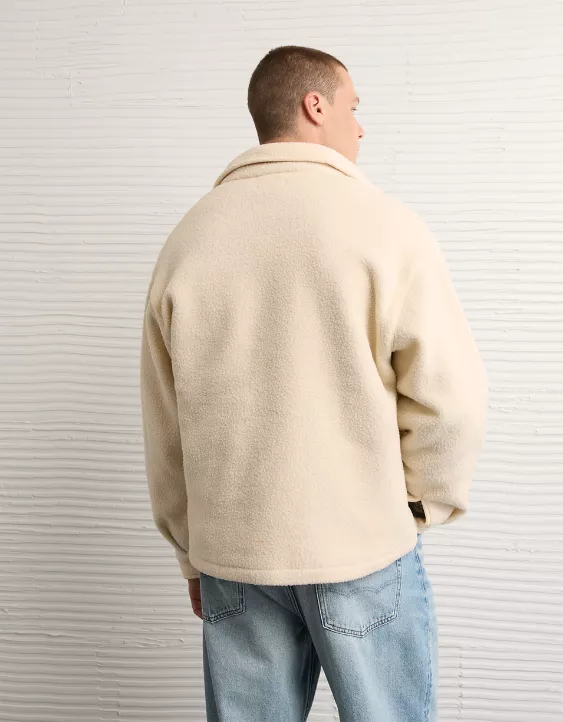 AE Sherpa Fleece Shacket - Image 2