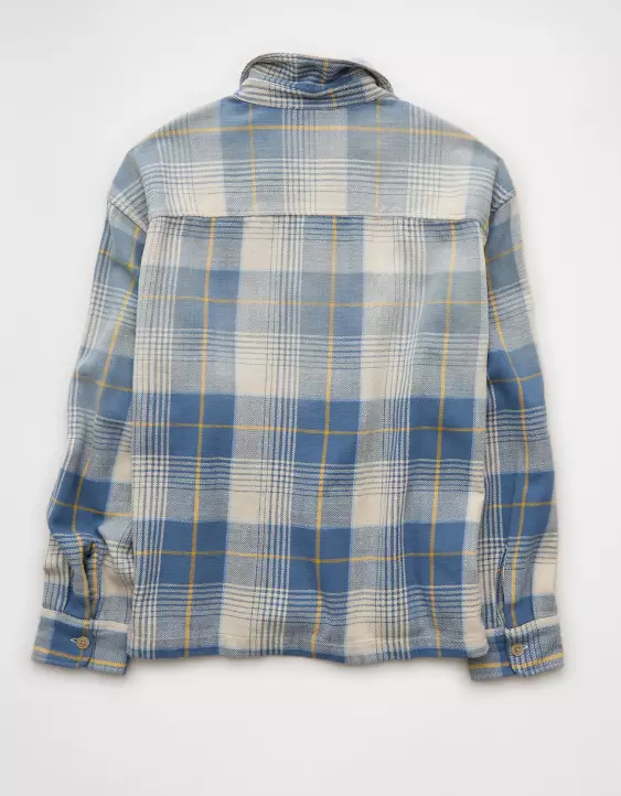 AE Boxy Flannel Shirt - Image 5