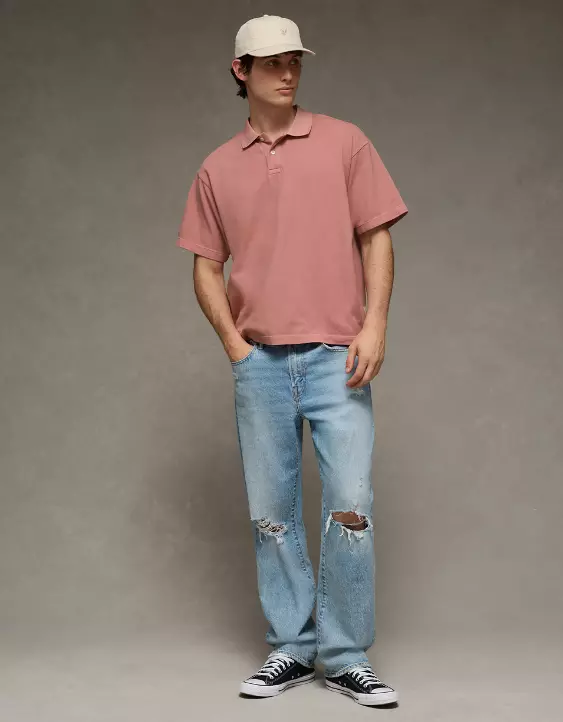 AE Boxy Polo Shirt - Image 5