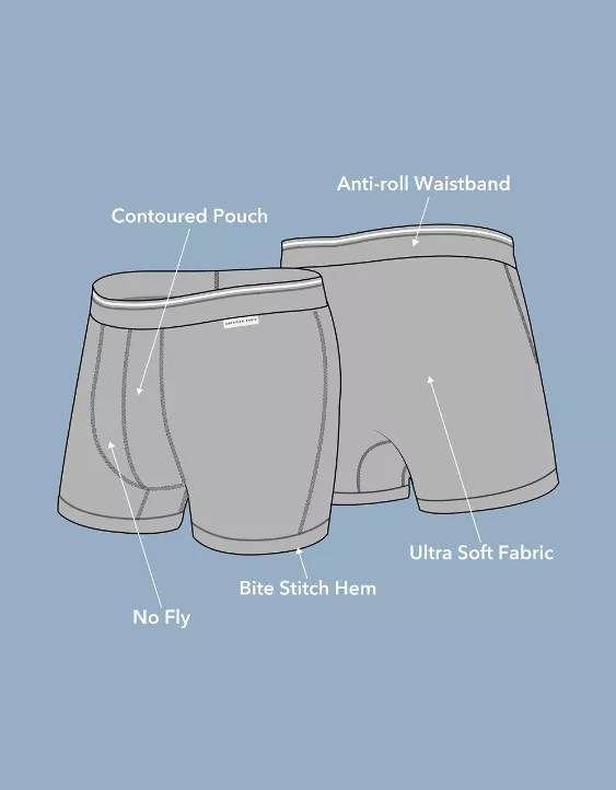 AEO Men's 6" Ultra Soft Boxer Brief - Image 6