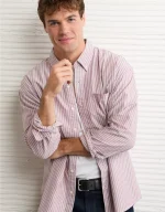 AE Everyday Relaxed Oxford Button-Up Shirt