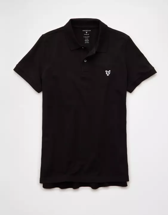 AE Lived-In Slim Fit Pique Polo Shirt - Image 3