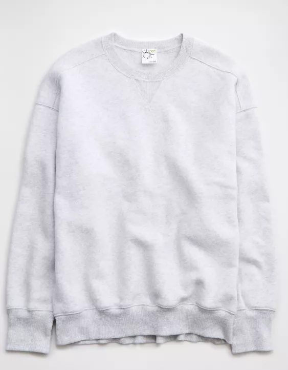 OFFLINE By Aerie Cloud Fleece Oversized Crewneck Sweatshirt - Image 7