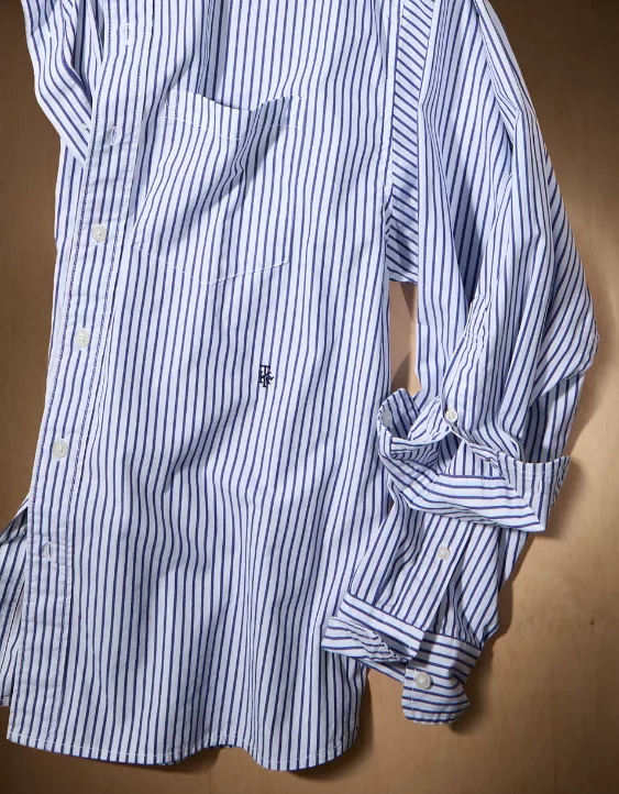 AE x Tru Kolors Poplin Striped Shirt - Image 6