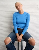 AE Long Sleeve Cozy Crew Neck T-Shirt