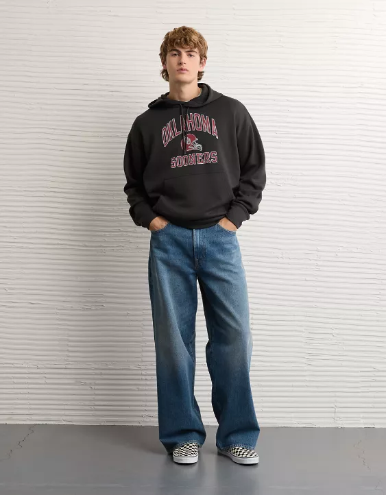 AE 24/7 Oklahoma Sooners University Graphic Hoodie - Image 7