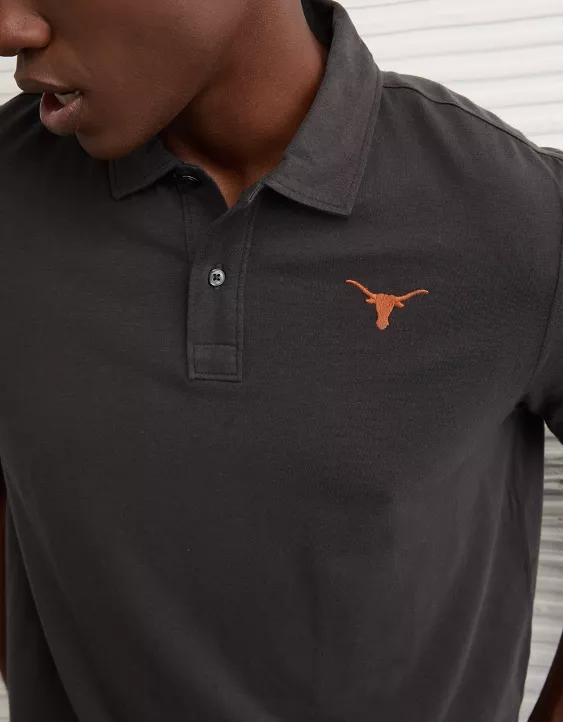 AE 24/7 Texas Longhorns Graphic Club Polo Shirt - Image 5