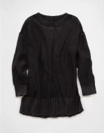 AE Boat Neck Sweater Mini Dress