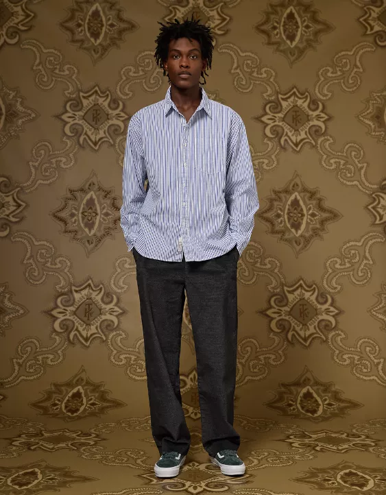 AE x Tru Kolors Poplin Striped Shirt - Image 5