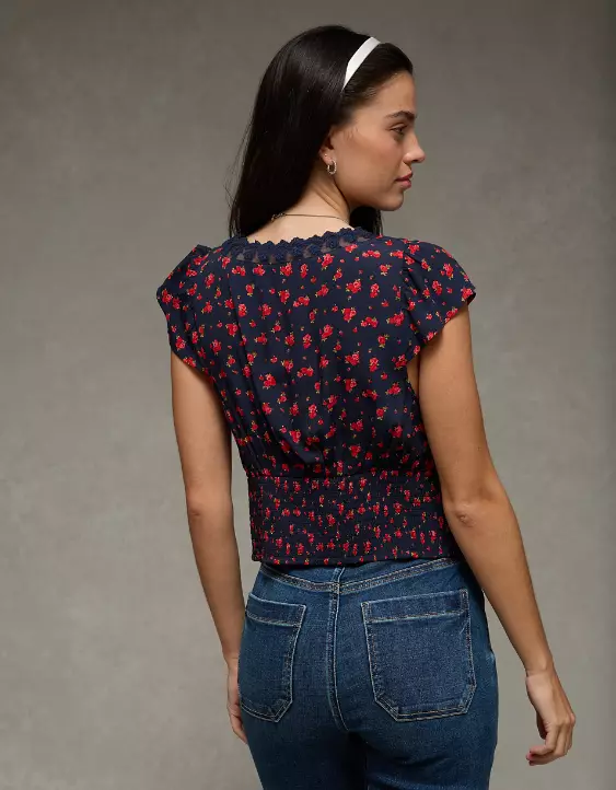 AE Lace Trim Blouse - Image 2