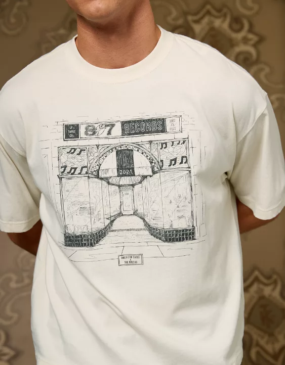 AE x Tru Kolors 87 Records Graphic T-Shirt - Image 7