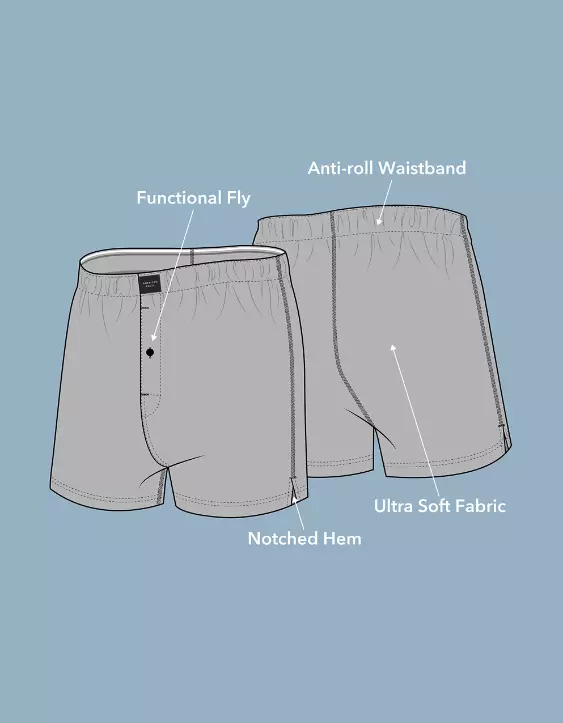 AEO Men's Slim Knit Ultra Soft Boxer Short - Image 6