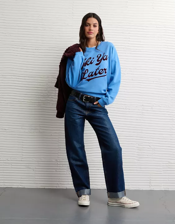 AE Relaxed Graphic Sweatshirt - Image 5