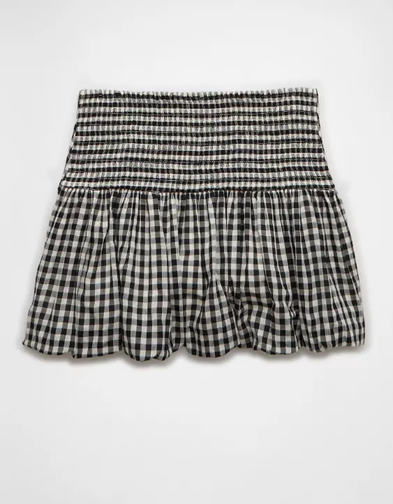 AE High-Waisted Smocked Bubble Skirt - Image 4