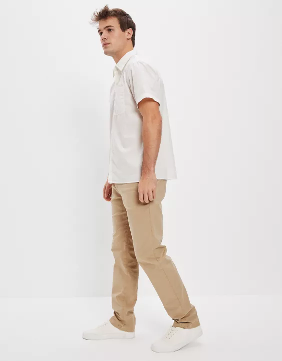 AE Flex Athletic Straight Lived-In Khaki Pant - Image 5