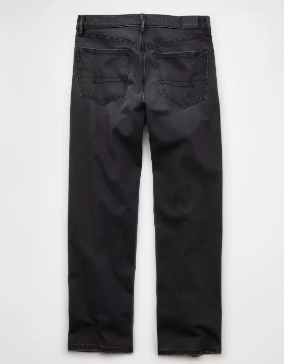 AE Embellished Stretch Low-Rise Baggy Straight Jean - Image 4