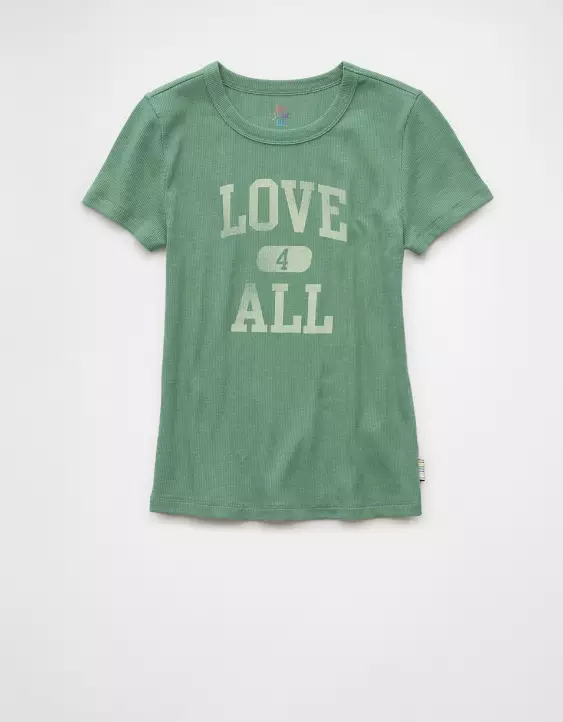 AE Pride Graphic Hey Baby Tee - Image 3