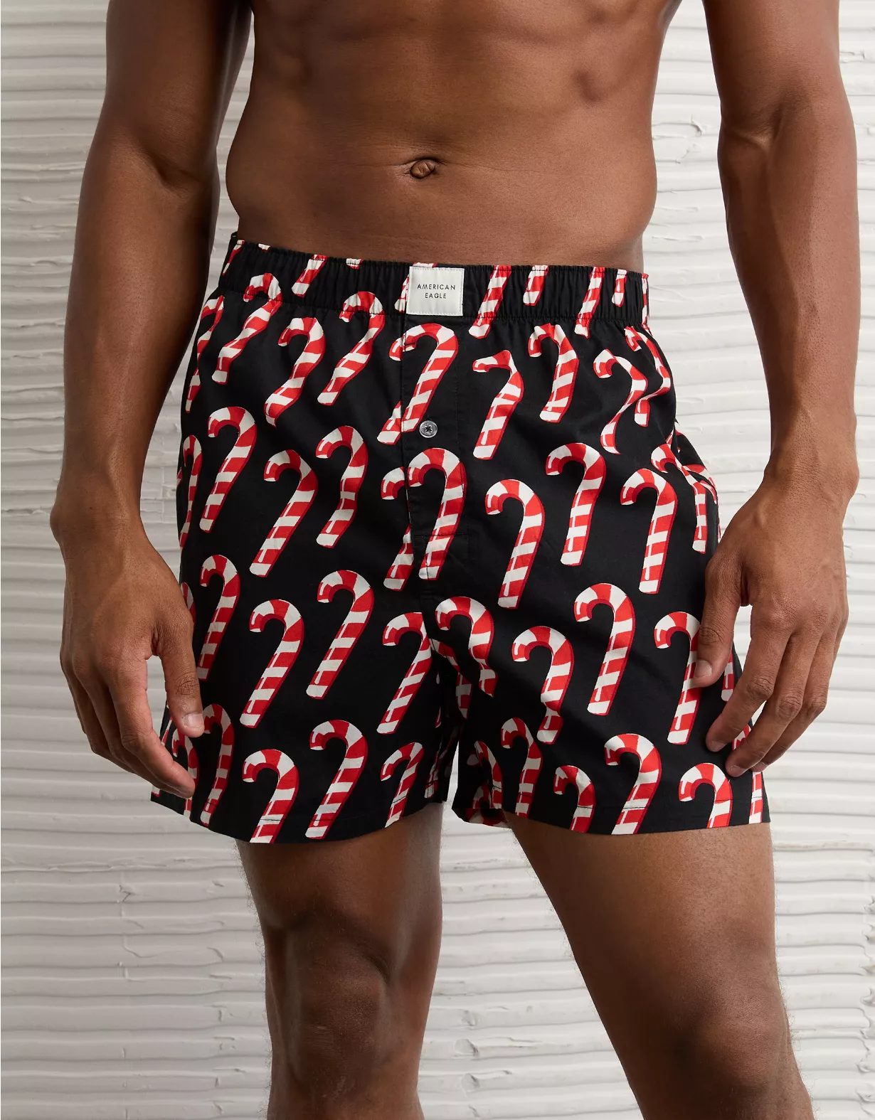 AEO Candy Cane Stretch Boxer Short