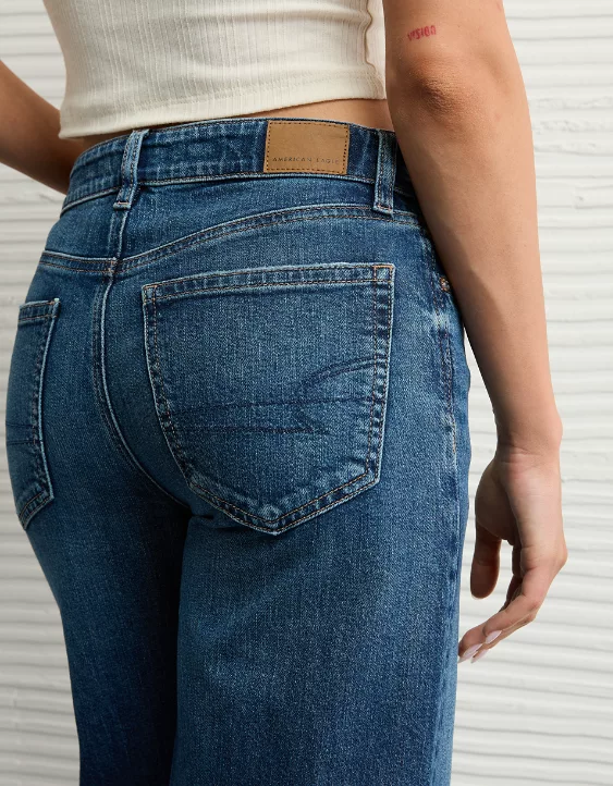 AE Dreamy Drape Stretch Super High-Waisted Baggy Wide-Leg Jean - Image 7