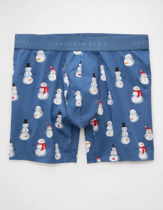 AEO Men's Naughty Snowman 6" Classic Boxer Brief - Image 3