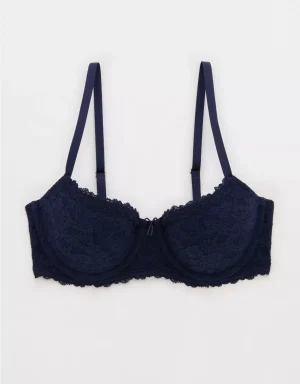 Show Off Vintage Lace Lightly Lined Balconette Bra