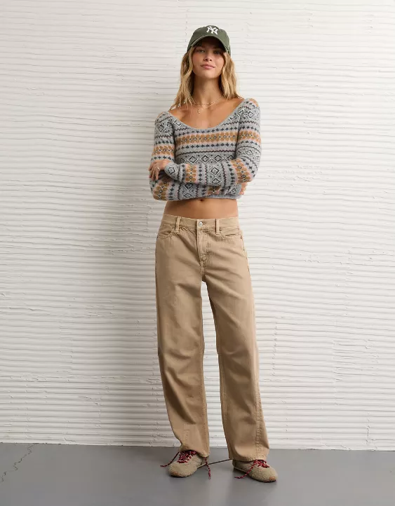 AE Whoa So Soft Cropped Scoop Neck Sweater - Image 5