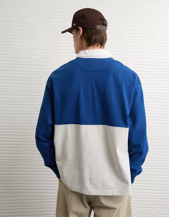 AE Color Block Rugby Shirt - Image 2