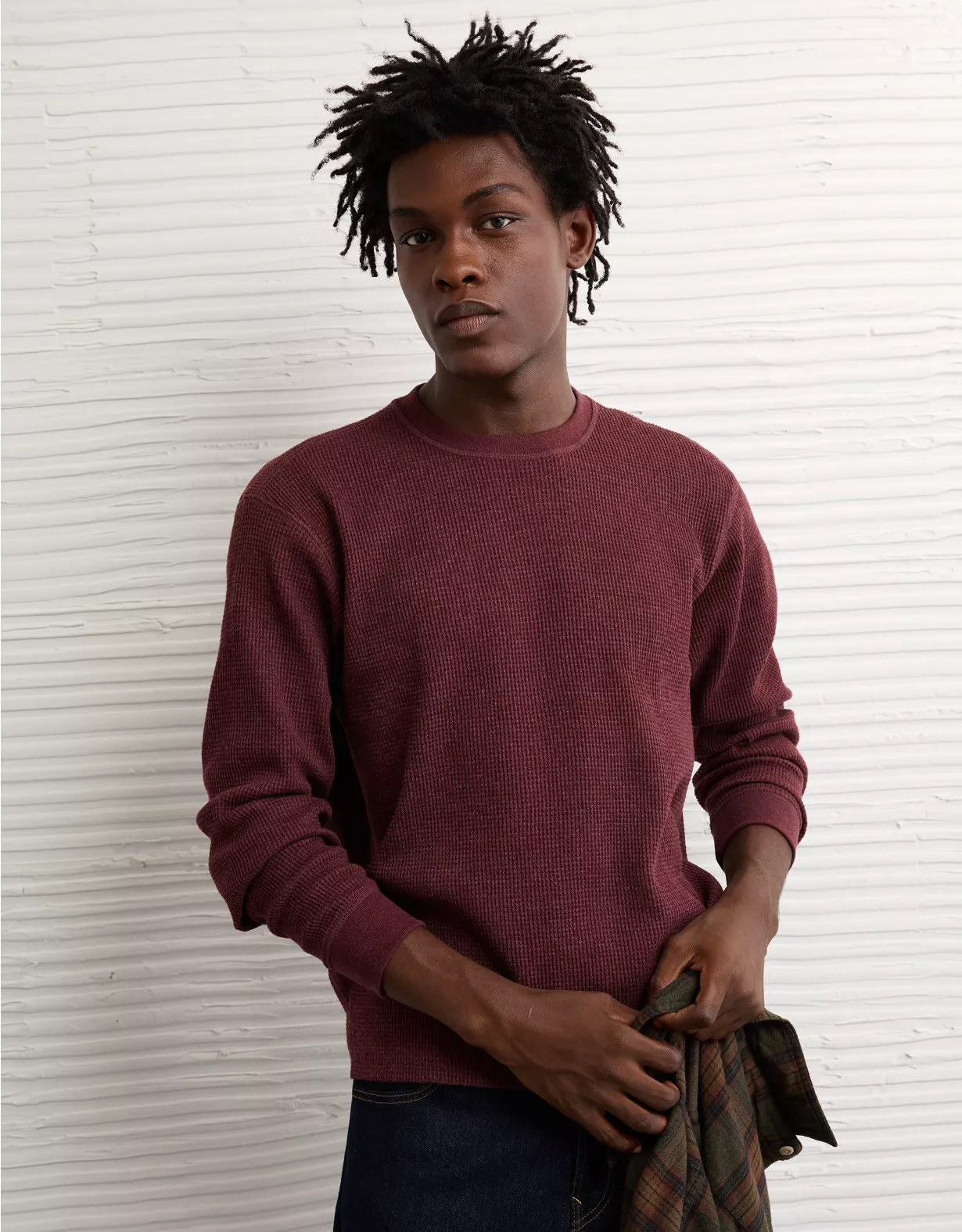 AE Cozy Waffle Thermal T-Shirt